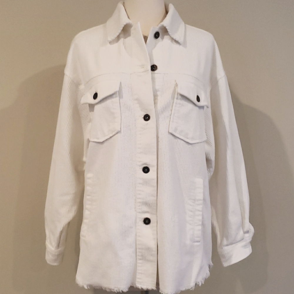 Zara courdoroy shacket sz XS